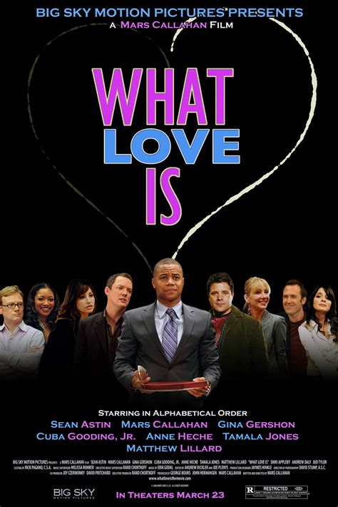 What Love Is (2007) film online,Mars Callahan,Cuba Gooding Jr.,Matthew Lillard,Sean Astin,Mars Callahan